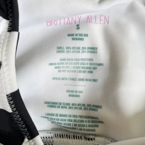 Brittany Allen Checkered Micro Scoop Bra - Picture 3 of 7